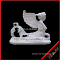 White Carving Marble Angel Statue For Garden (YL-R137)